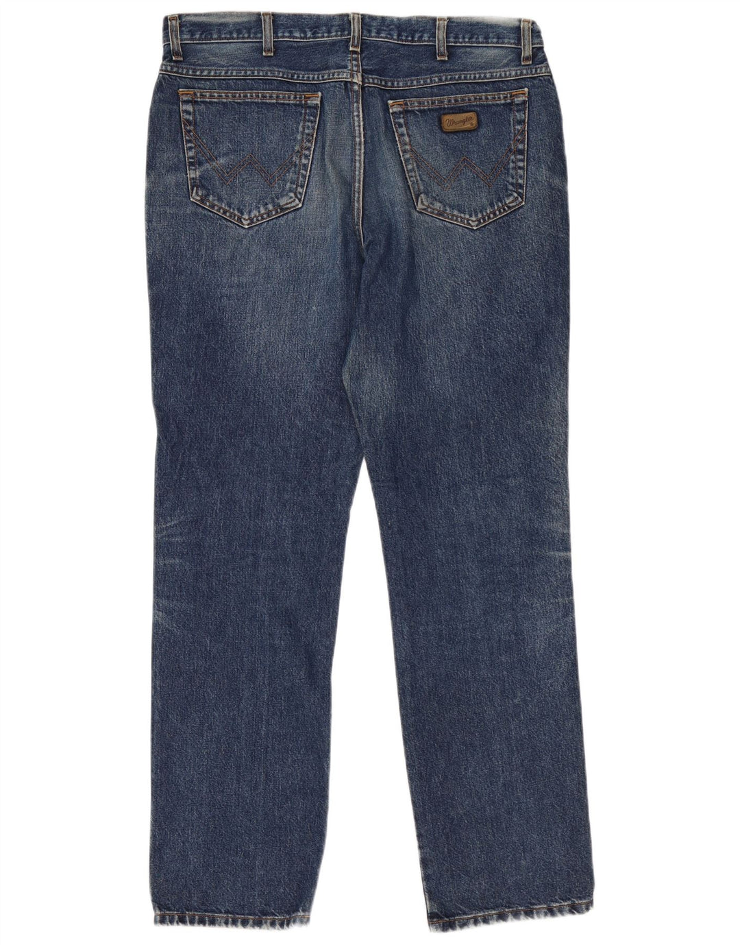 Wrangler Masculino Texas Straight Jeans W38 L34 Azul Algodão