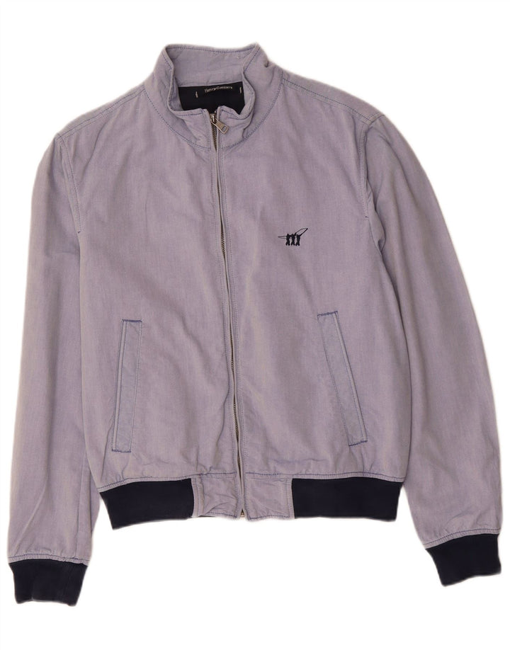Jaqueta bomber masculina Henry Cottons IT 50 algodão roxo grande