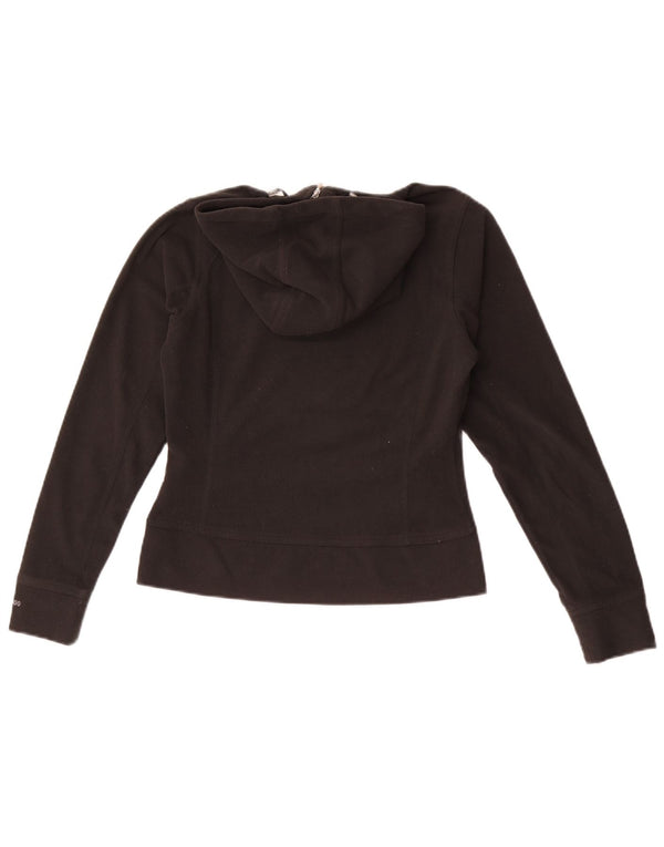 Suéter de lã feminino com capuz e gola com zíper The North Face UK 6 XS preto poliéster