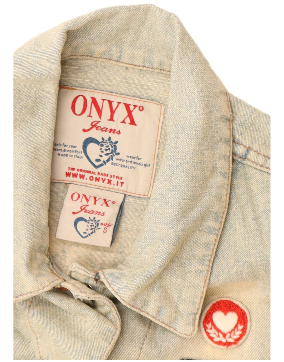Onyx Womens Denim Gilet UK 10 Pequeno Algodão Azul