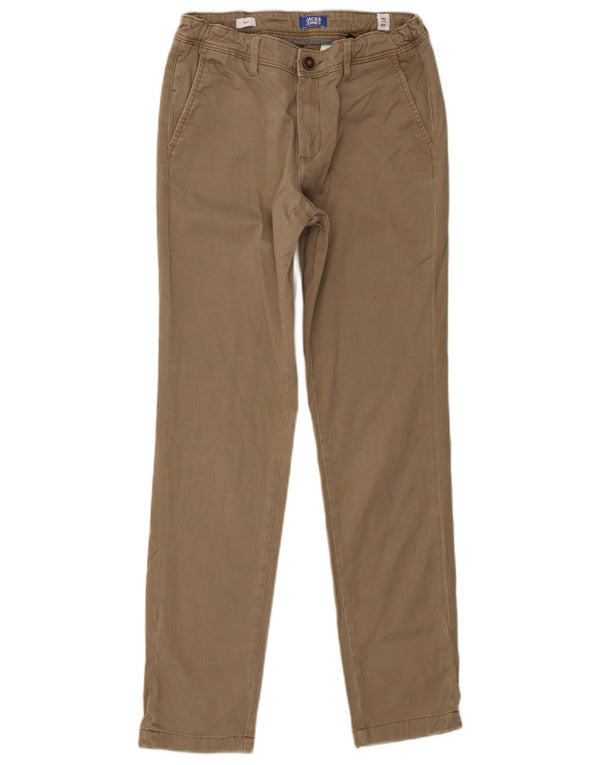 Calças Chino Slim Meninos Jack & Jones 13-14 Anos W30 L29 Algodão Bege