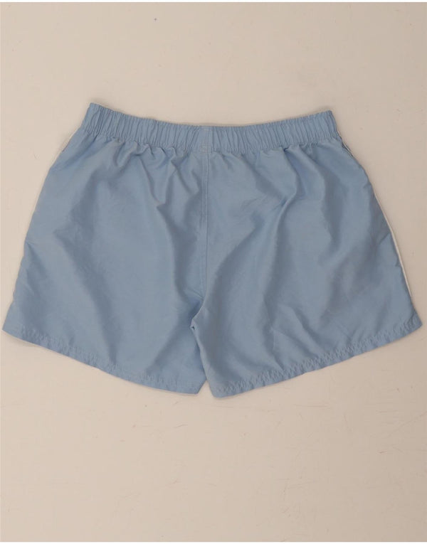 Shorts esportivos femininos REEBOK UK 14 grande poliéster azul
