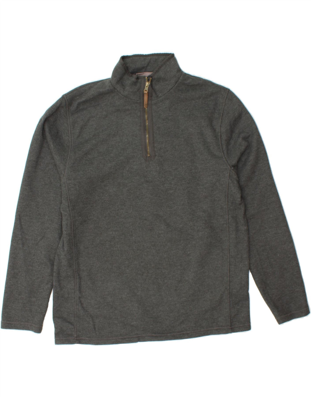 MOUNTAIN WAREHOUSE Womens Zip Neck Sweatshirt Jumper UK 18 XL Grey Cotton Vintage Mountain Warehouse and Second-Hand Mountain Warehouse from Messina Hembry 
