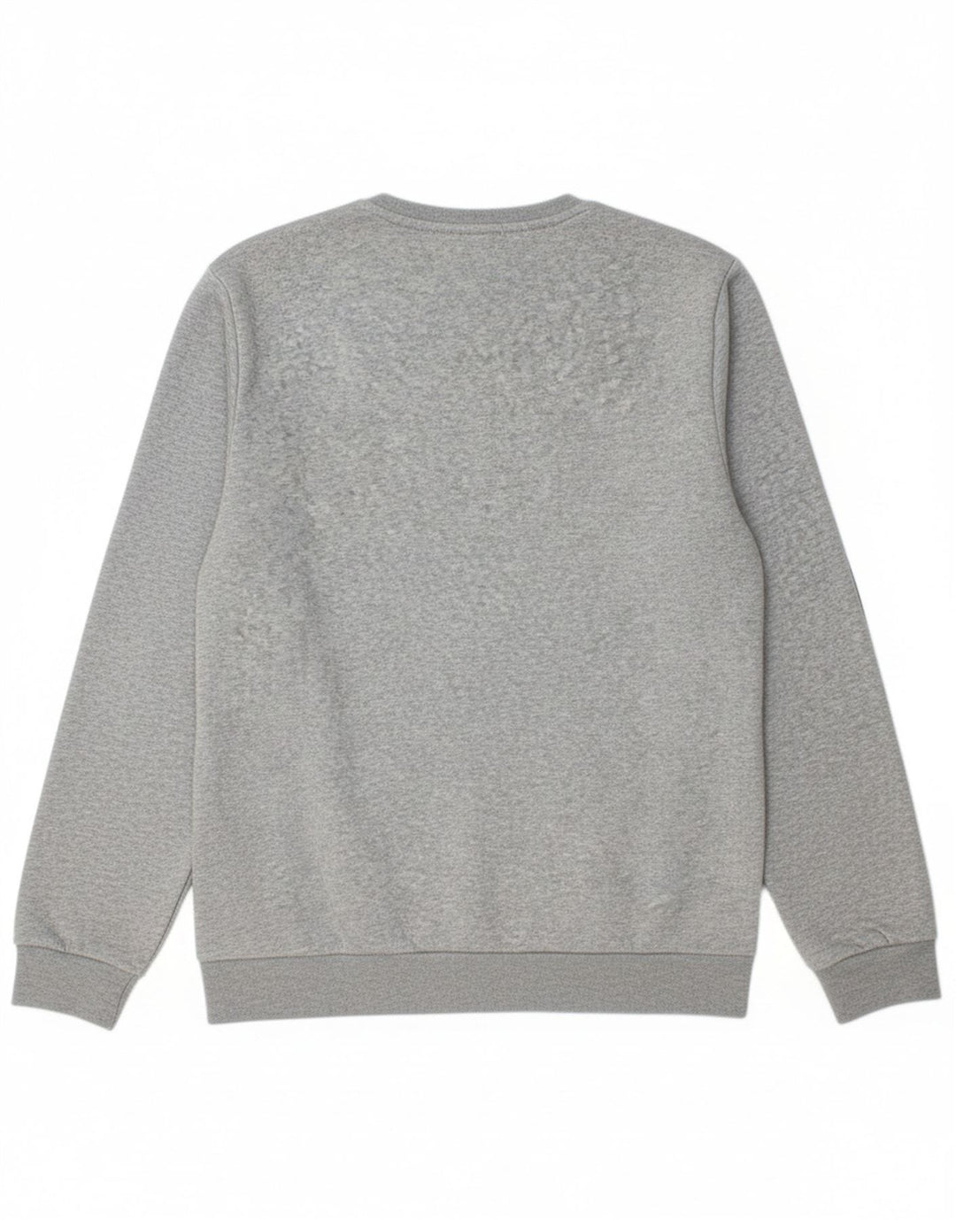 ADIDAS Mens Graphic Sweatshirt Jumper Pequeno Algodão Cinza