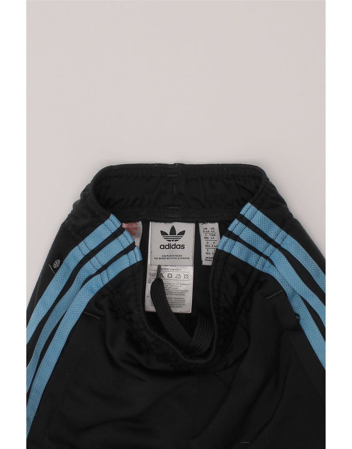 Calças de treino Adidas Aeroready para meninos 3-4 anos cinza poliéster