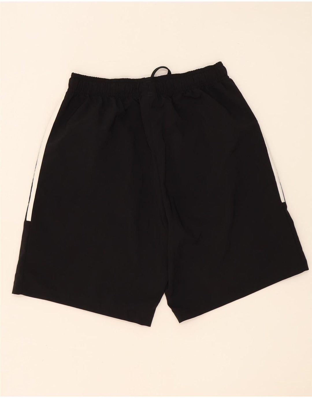 Shorts esportivos masculinos Adidas médio preto poliéster