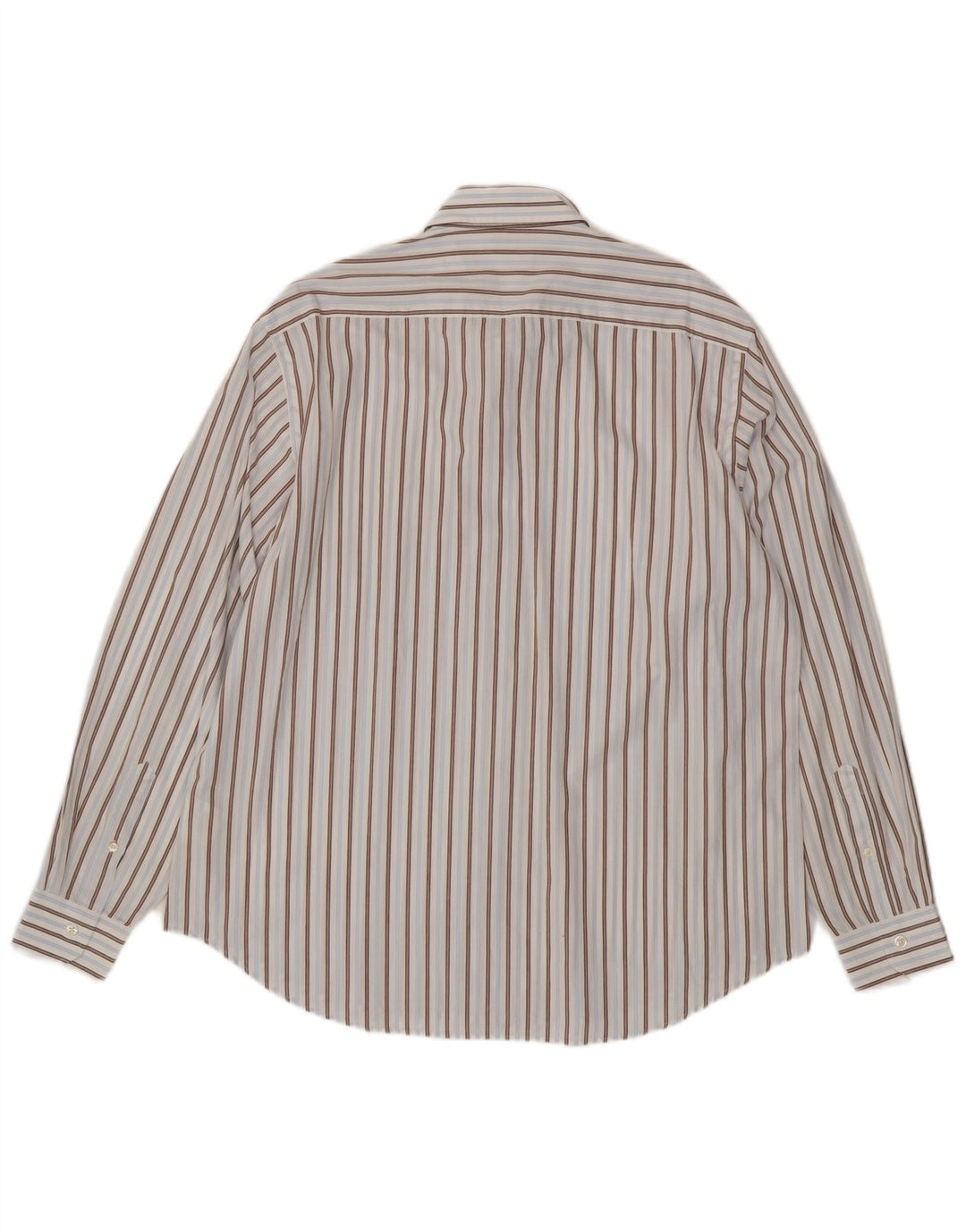 Camisa masculina CARRERA XL azul risca de giz algodão