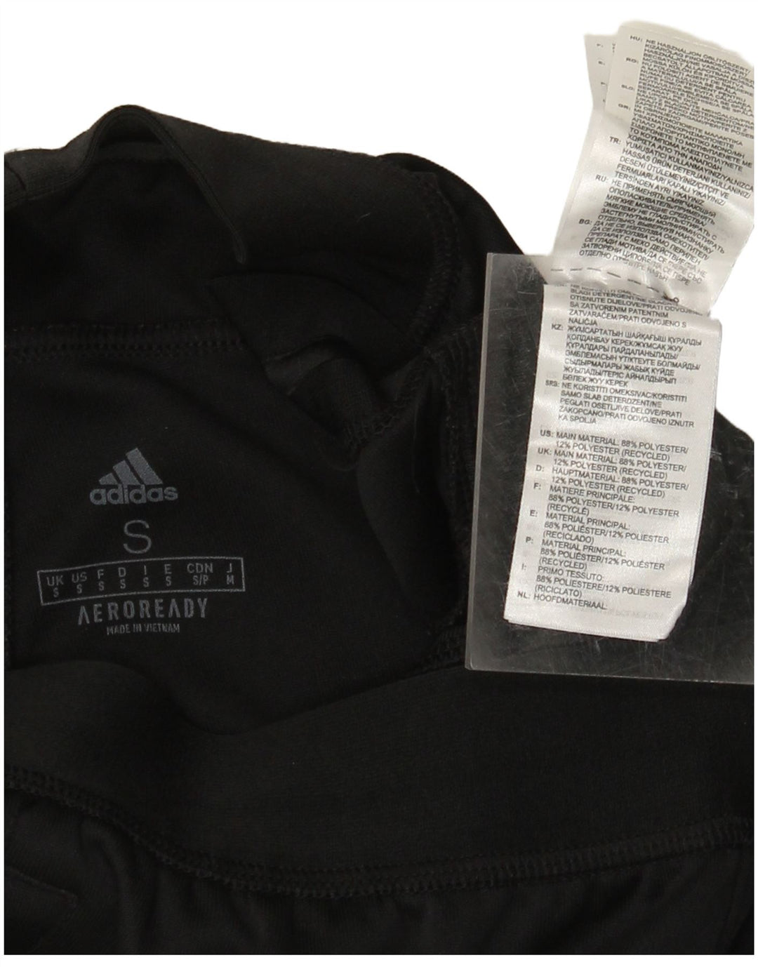 Calça Adidas Aeroready Masculina Pequena Poliéster Preto