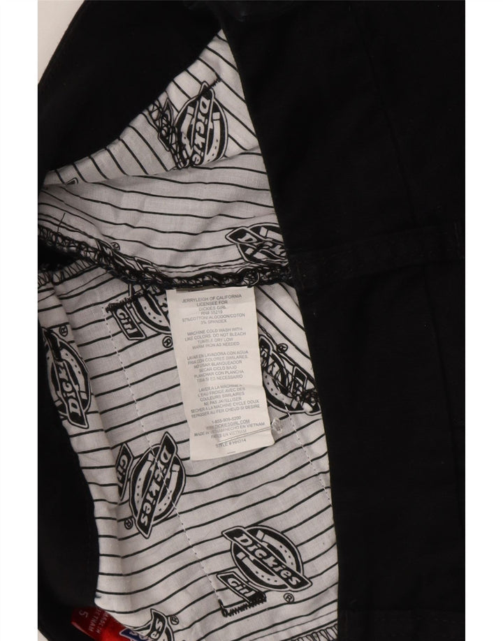 Saia reta feminina Dickies US 5 pequena W28 algodão preto