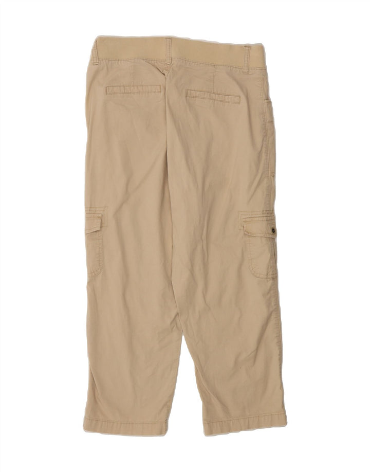 LEE Womens Relaxed Fit Capri Trousers US 8 Medium W30 L22 Beige Cotton Vintage Lee and Second-Hand Lee from Messina Hembry 