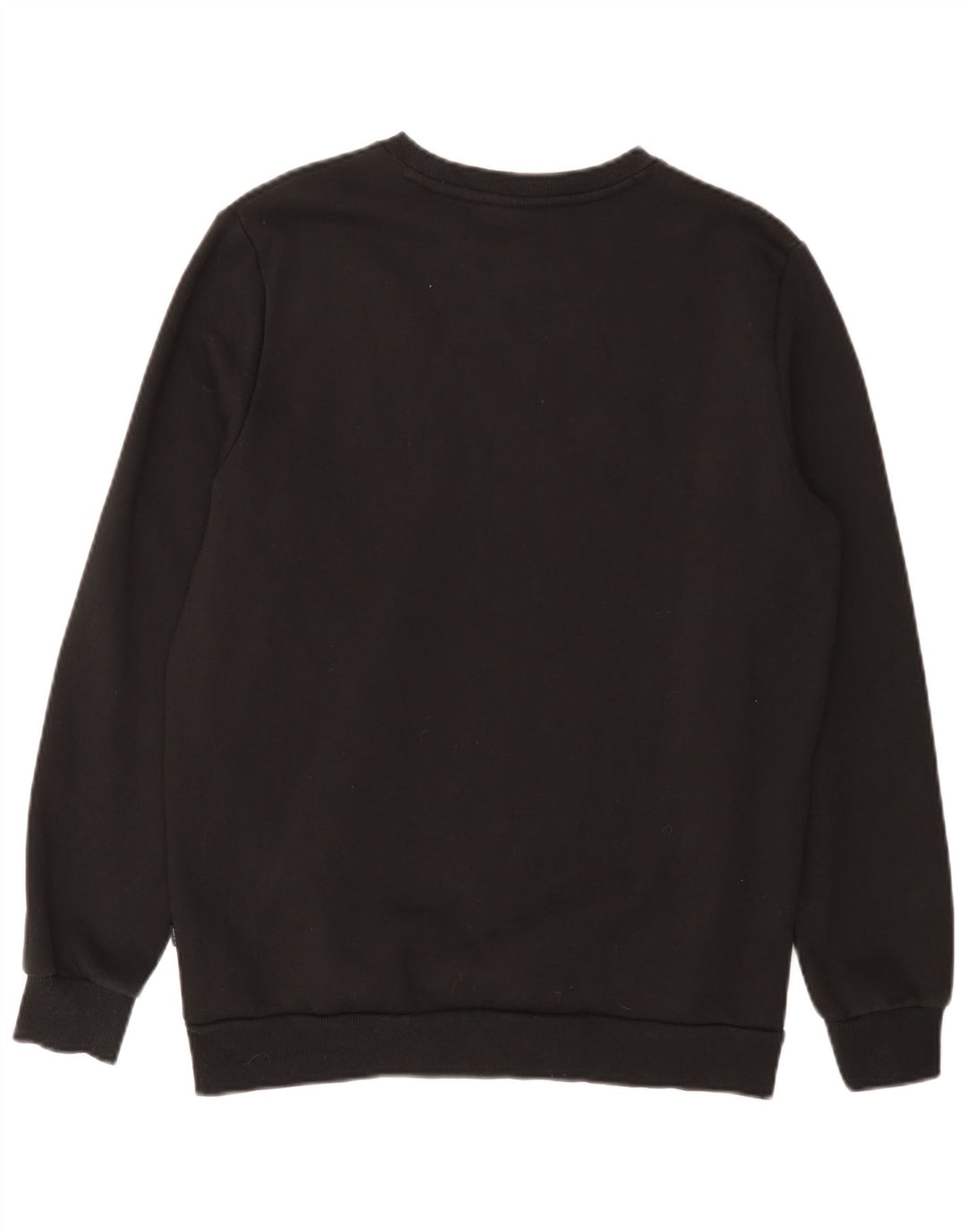 PUMA Mens Moletom Jumper Médio Algodão Preto