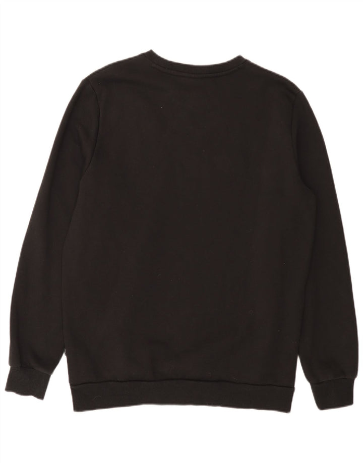 PUMA Mens Moletom Jumper Médio Algodão Preto