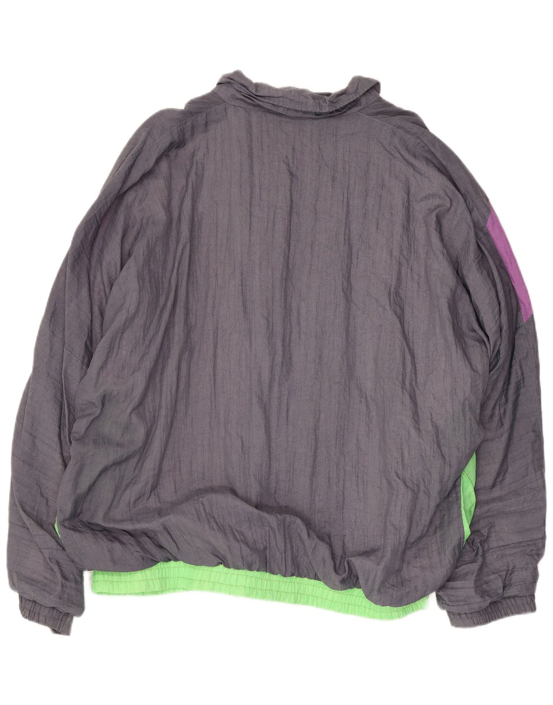 Jaqueta masculina de agasalho CLIPPER UK 46 2XL cinza colorblock algodão