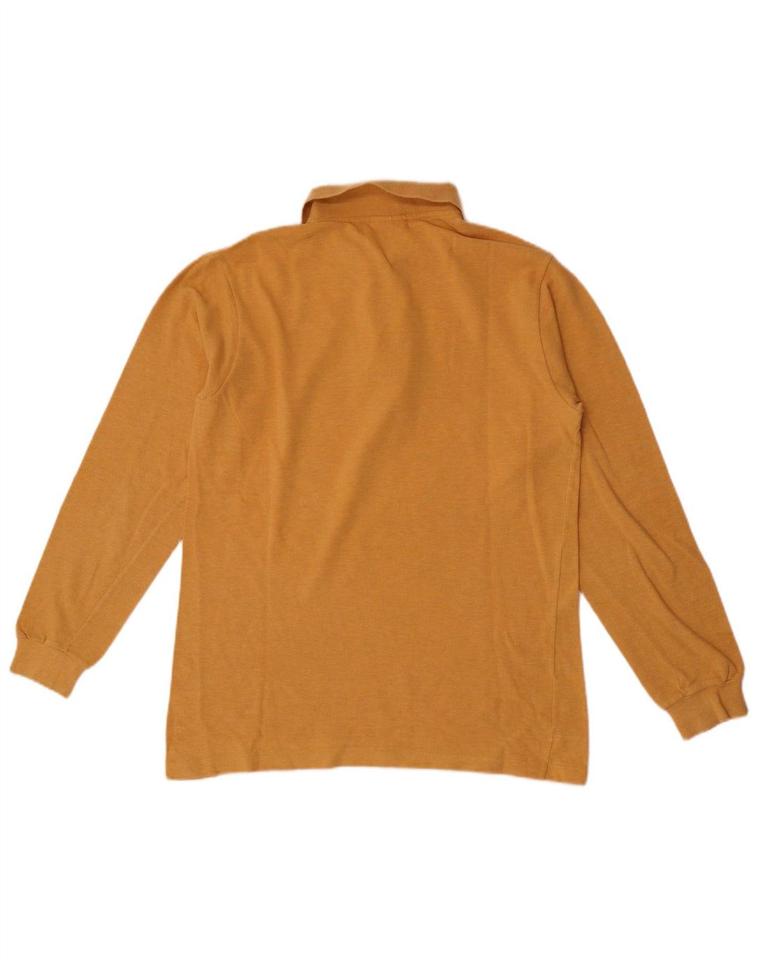 Camisa polo masculina de manga comprida LACOSTE tamanho 4 laranja médio