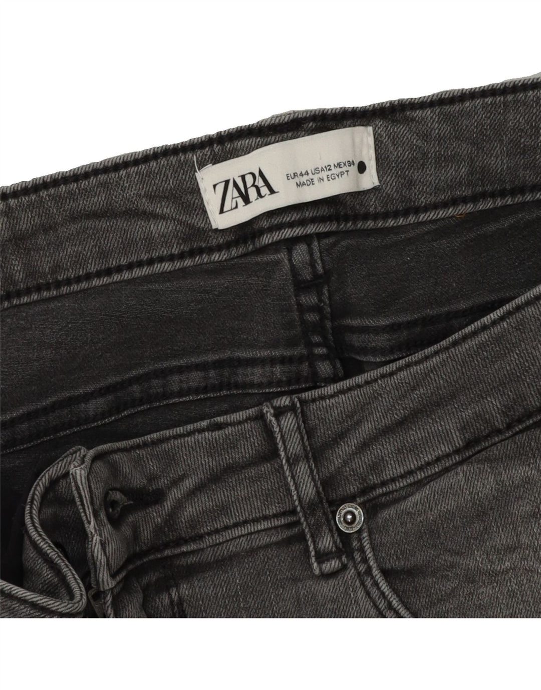 ZARA Womens Slim Jeans EU 44 XL W34  L27 Grey Vintage Zara and Second-Hand Zara from Messina Hembry 