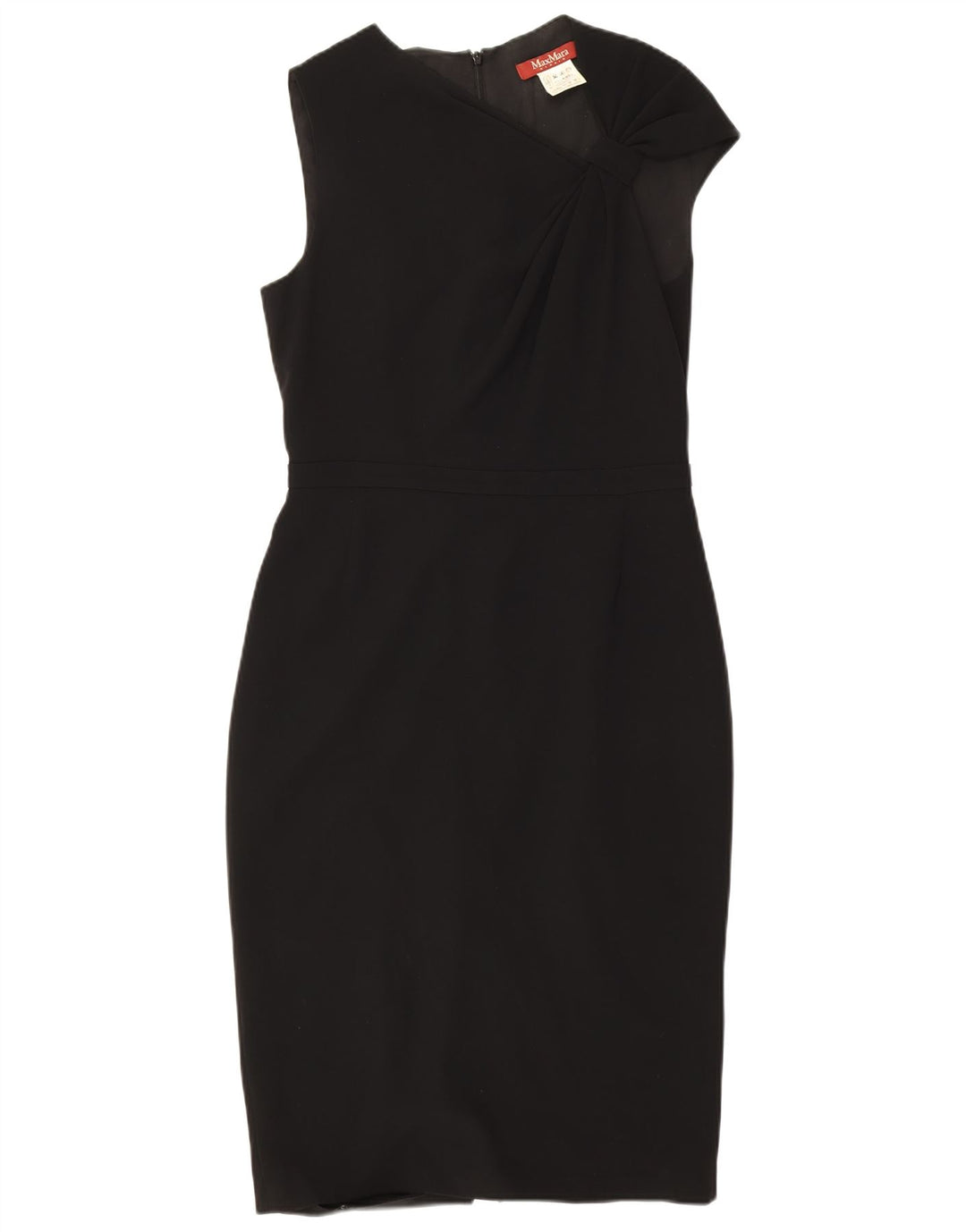 Vestido bodycon feminino sem mangas Max Mara IT 44 médio preto