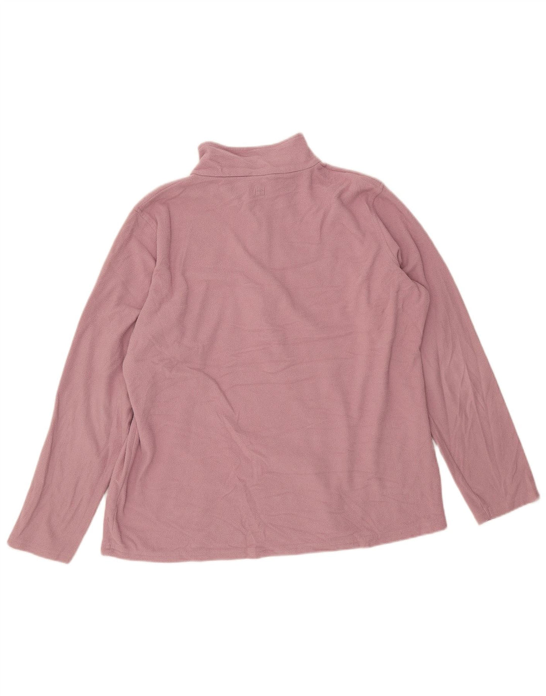 Suéter feminino de lã com zíper e gola MOUNTAIN WAREHOUSE UK 18 XL rosa