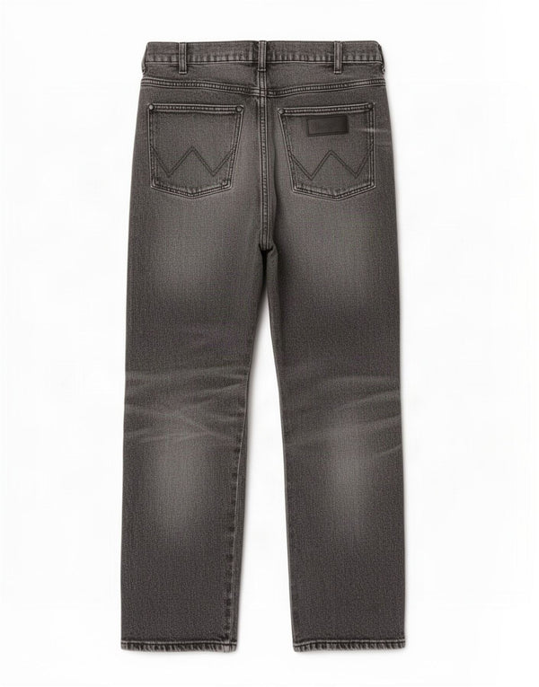 Wrangler Mens Jeans Reta de Ajuste Relaxado W34 L30 Algodão Cinza