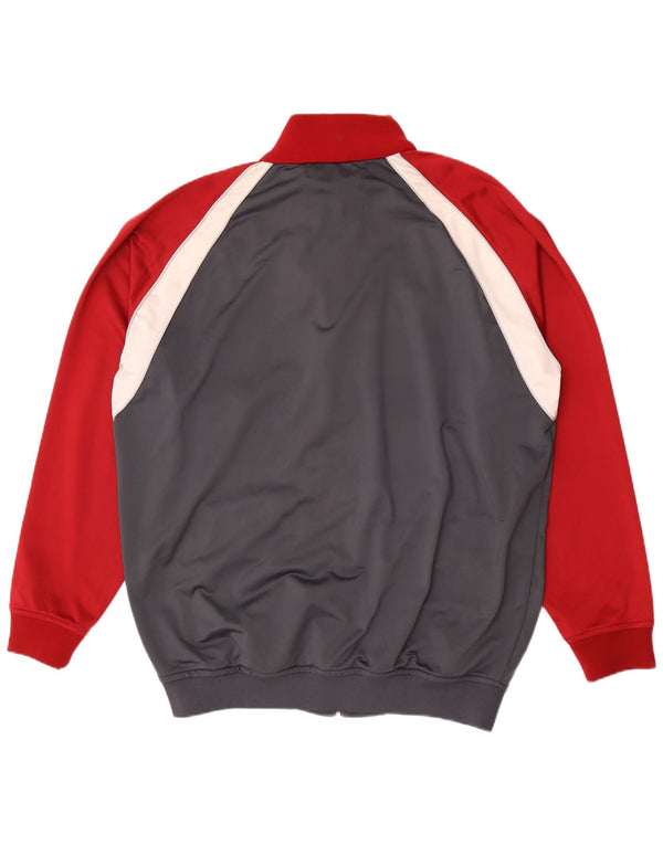 Kappa Mens Treino Top Jacket 3XL Cinza Colourblock Poliéster