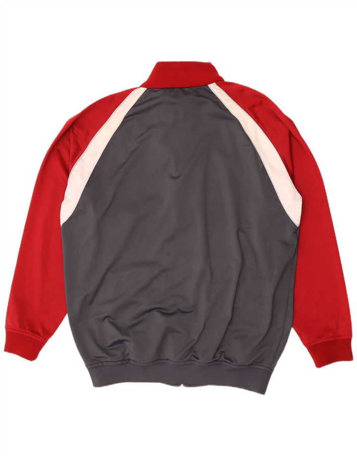 Kappa Mens Treino Top Jacket 3XL Cinza Colourblock Poliéster