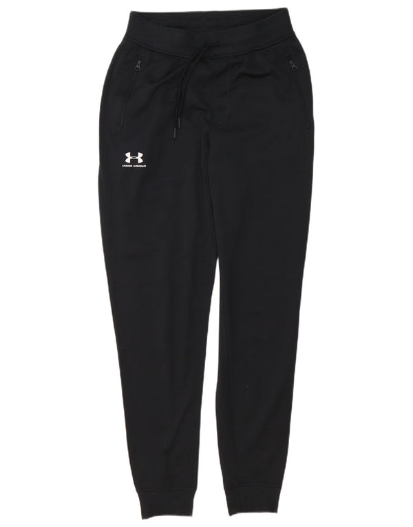Under Armour Mens Calças de treino joggers poliéster preto pequeno