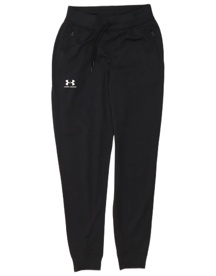 Under Armour Mens Calças de treino joggers poliéster preto pequeno