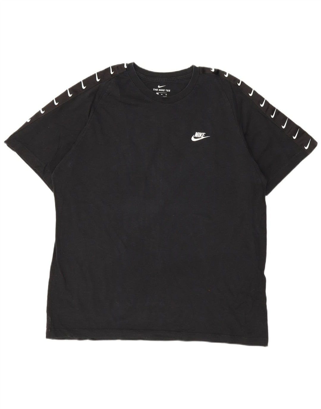 Camiseta gráfica masculina NIKE Top XL algodão preto