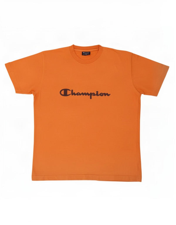 Camiseta Champion Boys Graphic 13-14 Anos XL Laranja Algodão