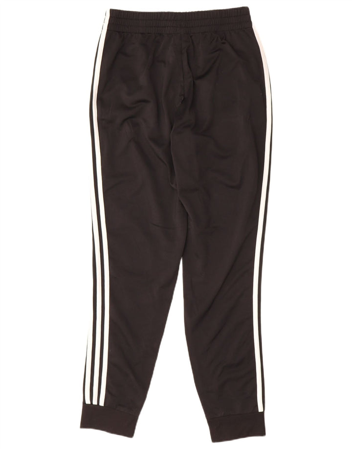 ADIDAS Calças de treino masculinas Joggers UK 36/38 Pequeno Poliéster Preto