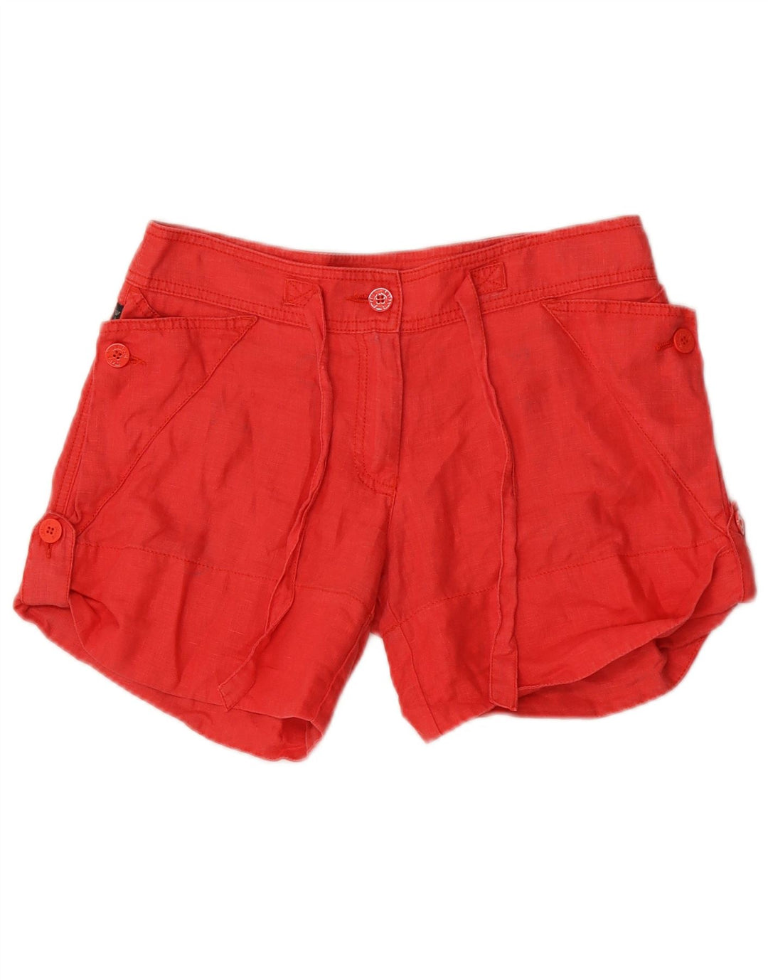 Shorts Cargo Feminino Armani W26 Pequeno Vermelho