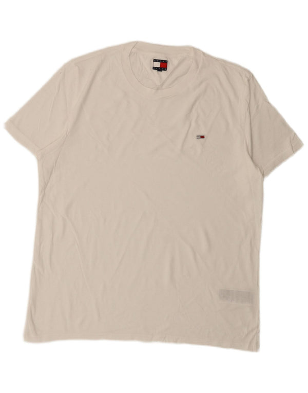 Camiseta masculina Tommy Hilfiger Top 2XL algodão branco