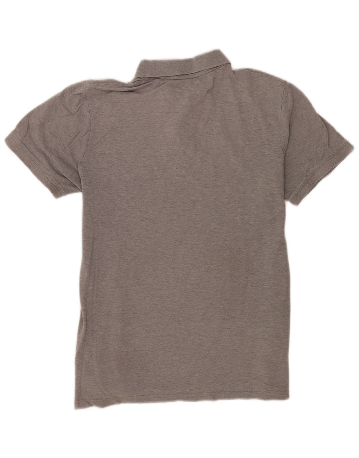 Camisa polo masculina Jack & Jones grande algodão cinza