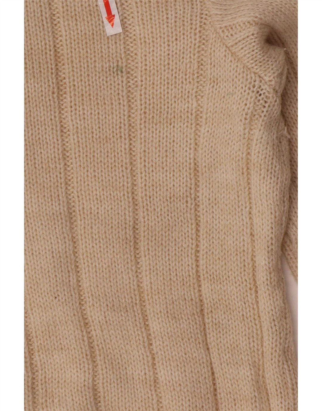 Suéter Cardigan Masculino Vintage Médio Bege