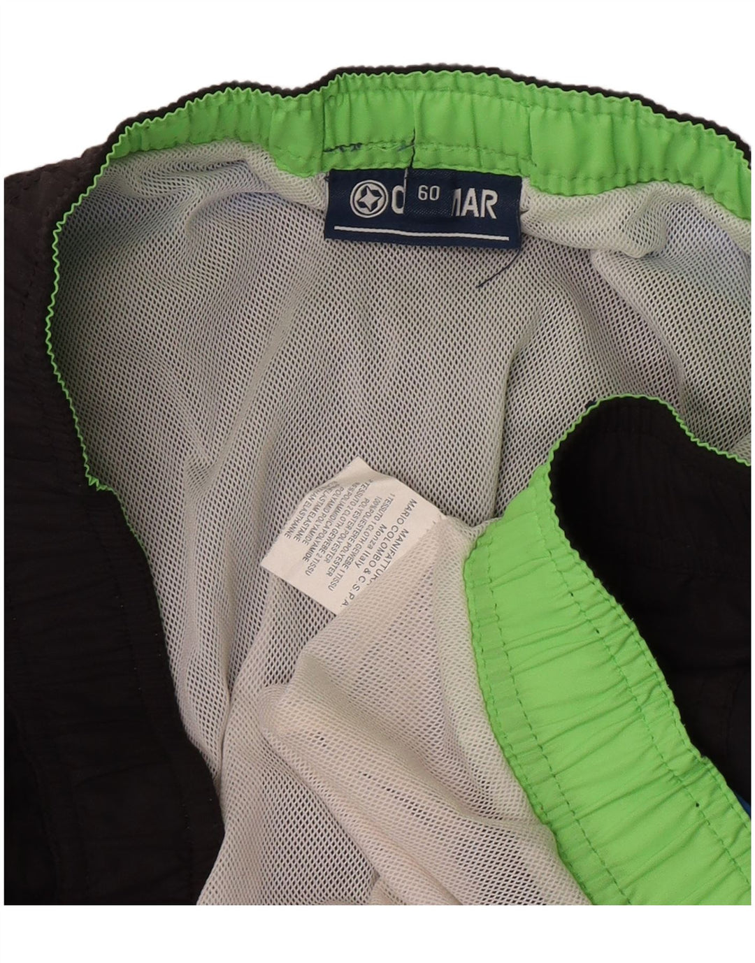 Calção de banho masculino gráfico Colmar IT 60 2XL poliéster colorblock preto