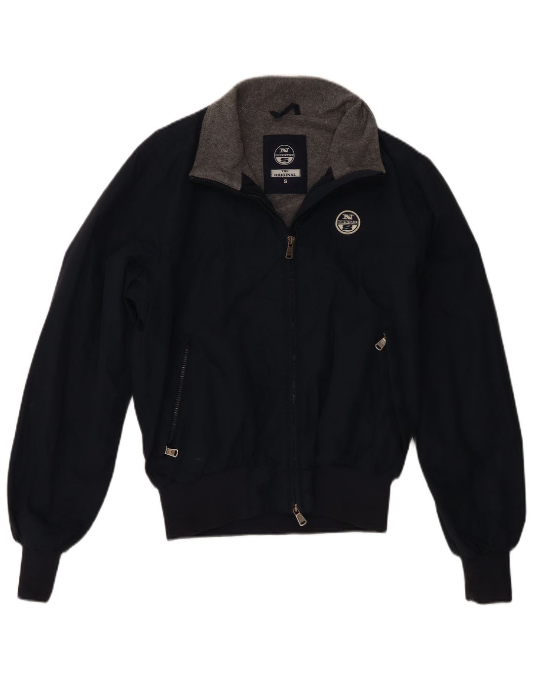 Jaqueta bomber masculina North Sails UK 36 pequena azul marinho poliamida