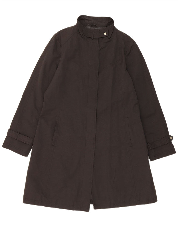 Sobretudo feminino John Lewis Reino Unido 14 algodão preto médio