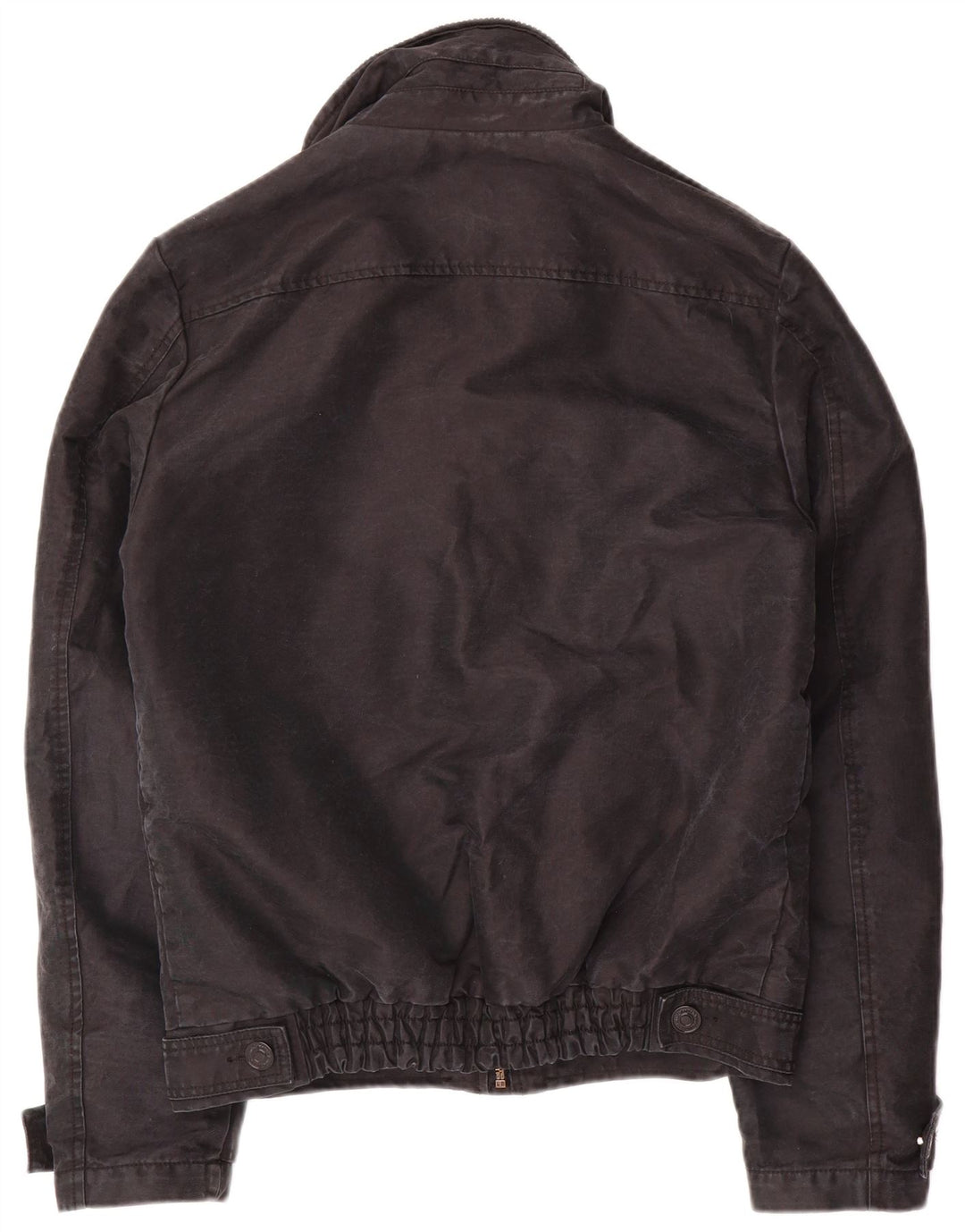 Jaqueta Calvin Klein Jeans masculina cáqui utilitária Reino Unido 36 pequeno algodão preto