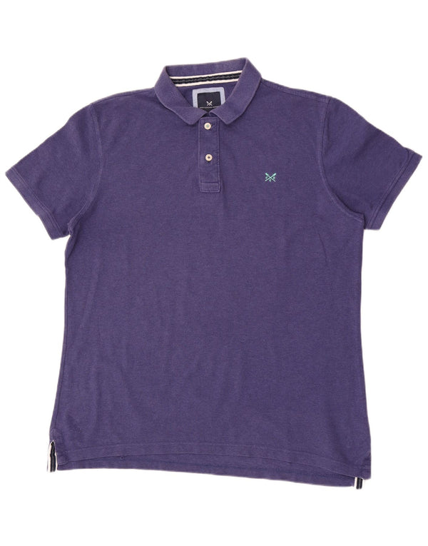 Camisa polo masculina Crew Clothing XL azul marinho