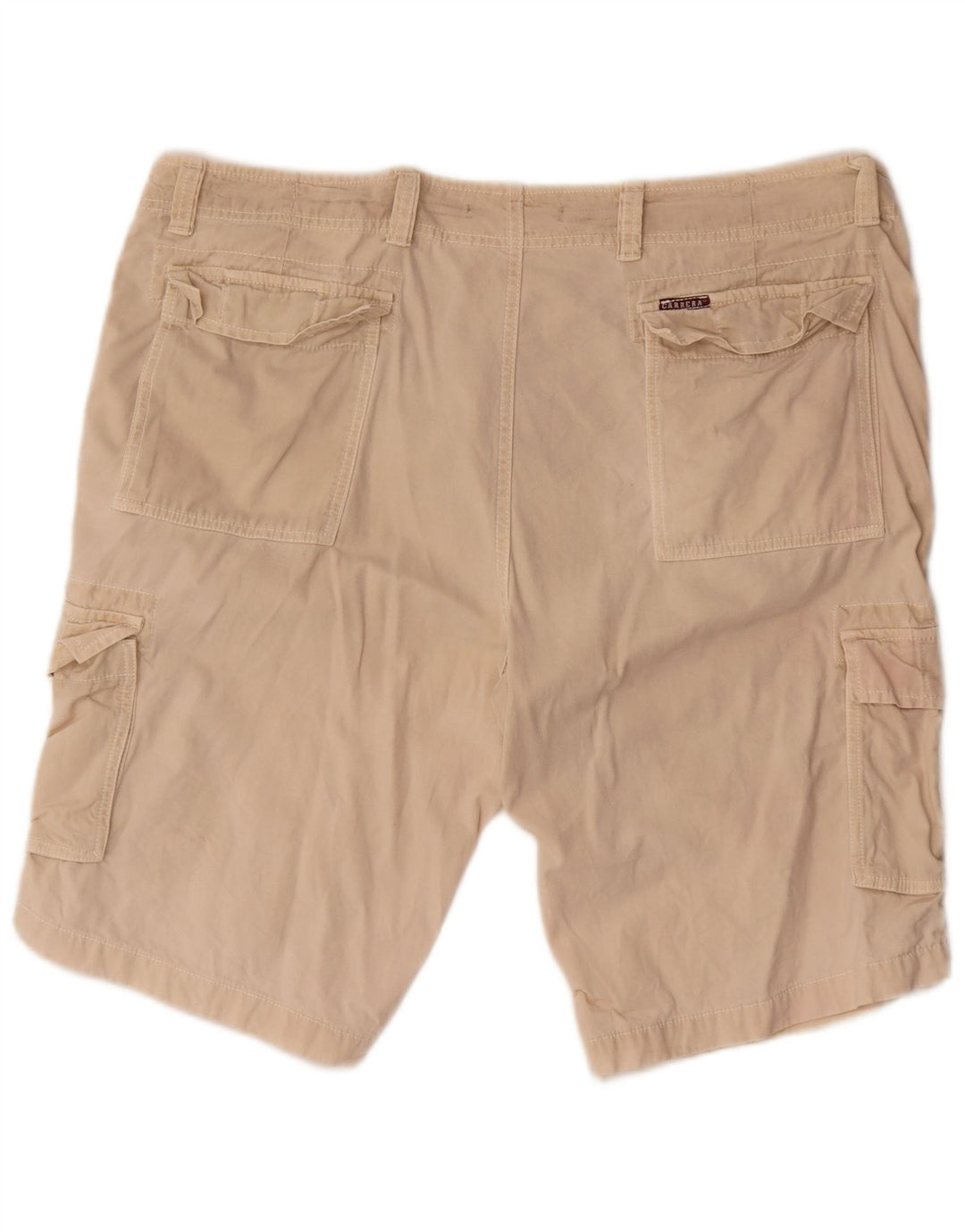 CARRERA Masculino 618 Cargo Shorts W42 2XL Algodão Bege