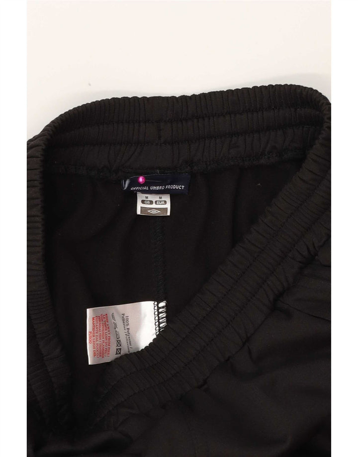 Umbro Mens Graphic Tracksuit Calças Médio Poliéster Preto