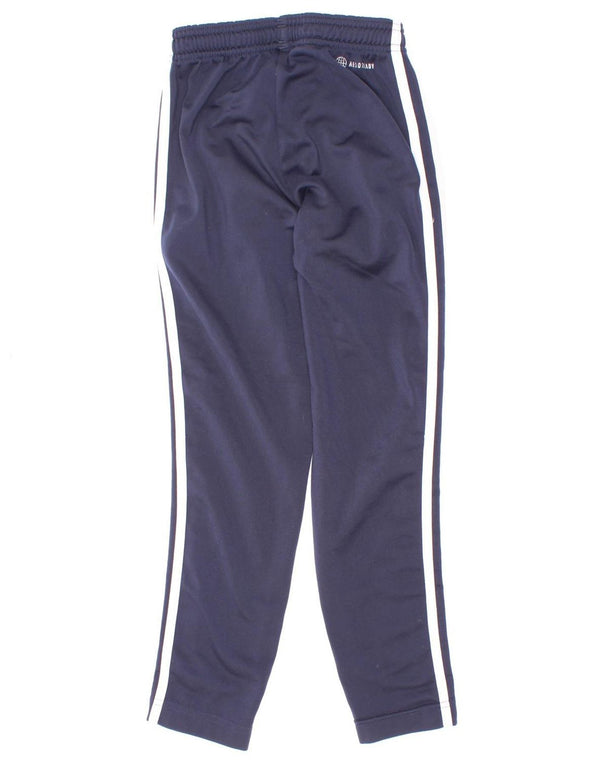 Calças de treino Adidas Boys Aeroready 7-8 anos azul marinho poliéster