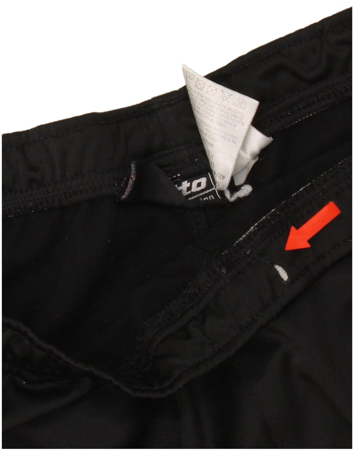 Calça de treino masculina Lotto XL poliéster preto