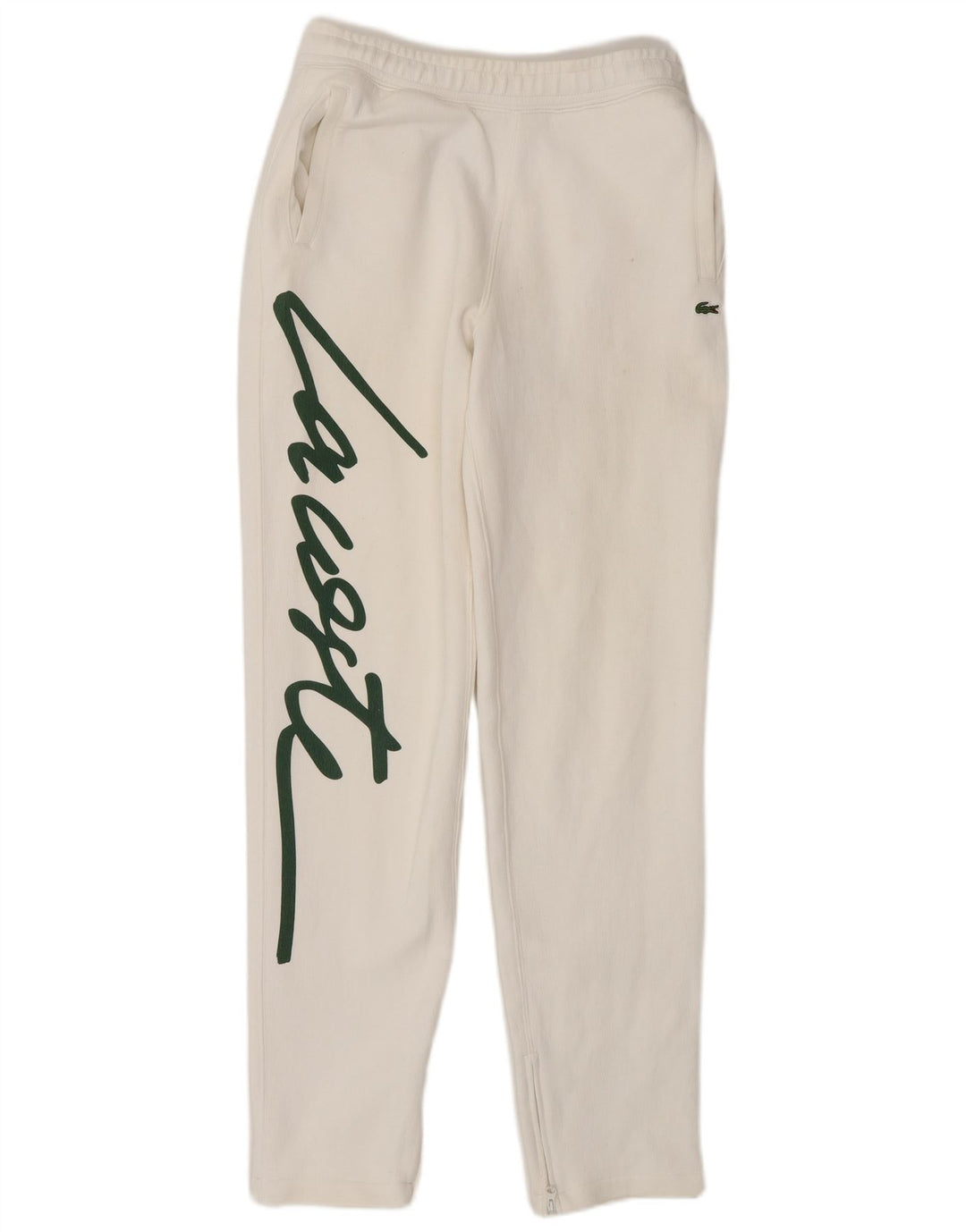 Calça Lacoste Mens Graphic Tracksuit XS Algodão Branco