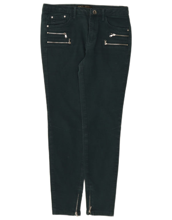 Zara Jeans Slim Feminino EU 36 XS W26 L26 Verde