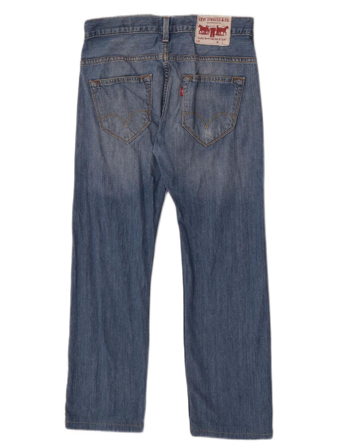 Jeans retos femininos Levi's W28 L26 azul