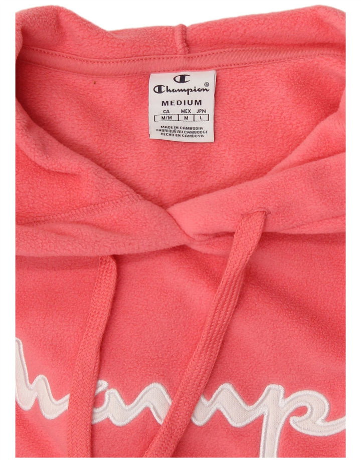 CHAMPION Suéter de lã gráfico feminino UK 14 rosa médio