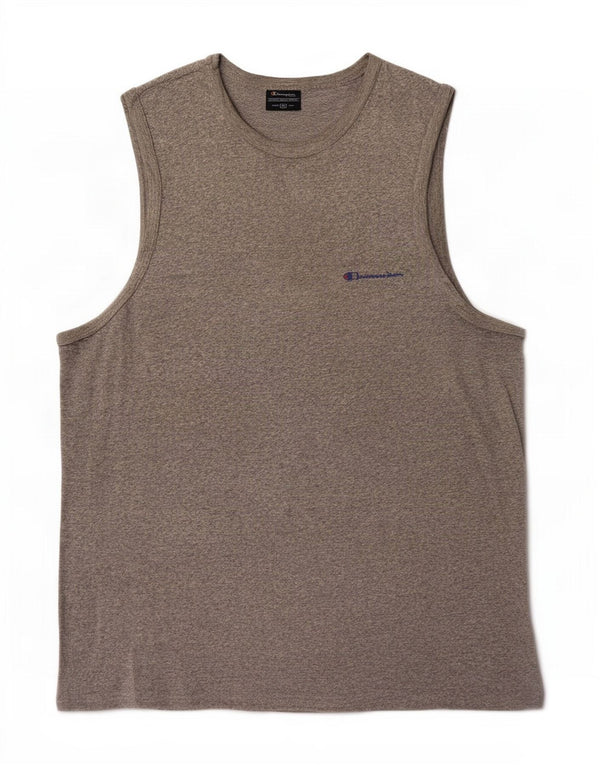 Colete masculino Champion XL cinza manchado