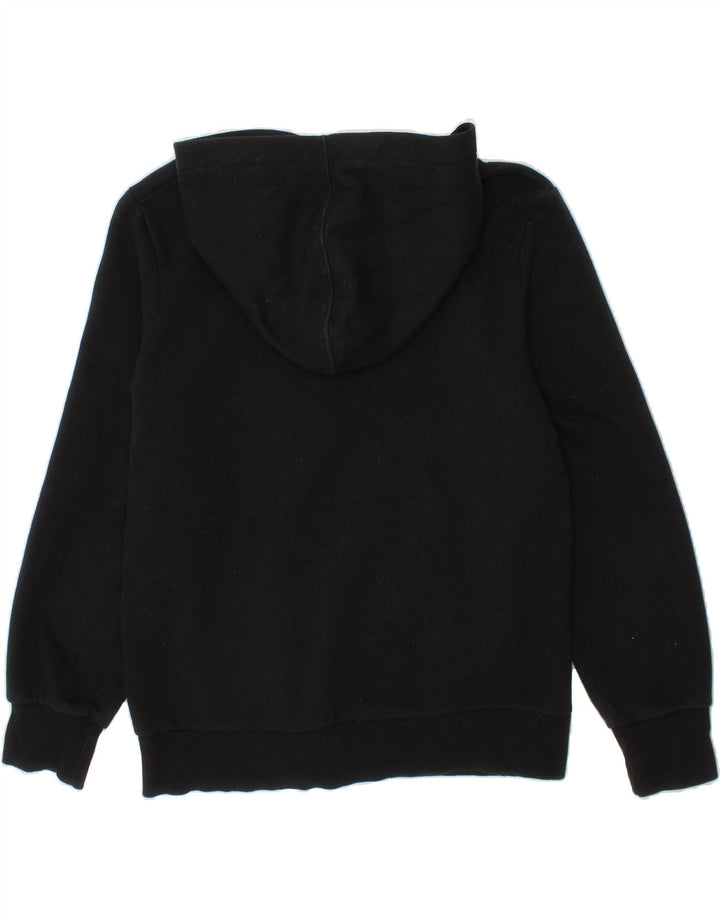 LEVI'S Girls Graphic Hoodie Jumper 9-10 Years Black Cotton Vintage Levi's and Second-Hand Levi's from Messina Hembry 