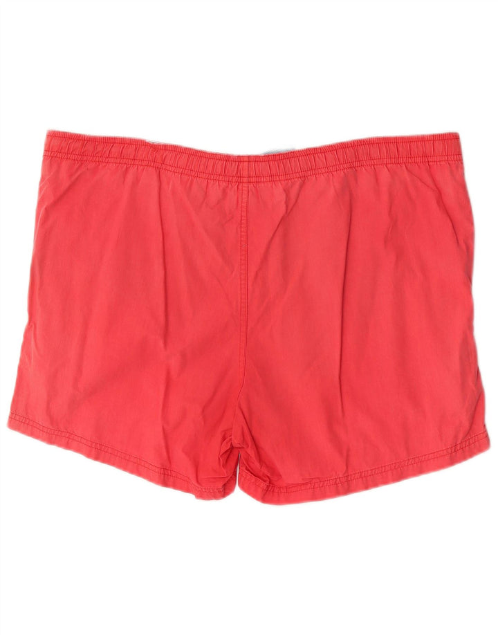 Shorts de natação masculino Reebok médio vermelho poliéster esportivo