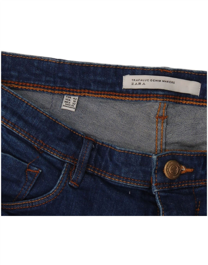 Calça jeans feminina Zara Bootcut EU 42 grande W32 L31 azul